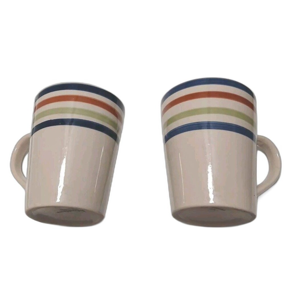 Todays Home Striped Mug Pair (2 total mugs)